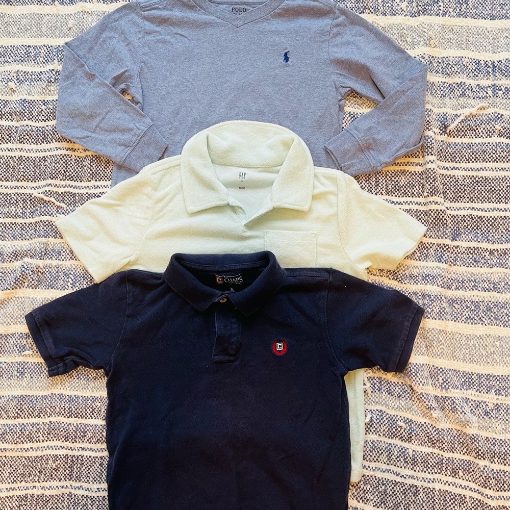 EUC 3 tops. Fits age 5-6